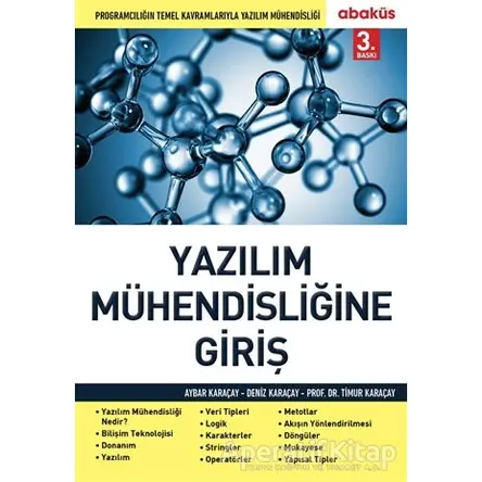 Yazılım Mühendisliğine Giriş – Aybar Karaçay – Abaküs Kitap